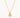 Happy Tears Necklace fra Teze – gullbelagt smykke i messing med tåreformet anheng, designet av Tonje Frigstad.