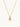 Happy Tears Necklace fra Teze – gullbelagt smykke i messing med tåreformet anheng, designet av Tonje Frigstad.