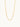Intuitive Necklace fra Teze – feminint gullbelagt lenkehalskjede i messing, designet av Tonje Frigstad.